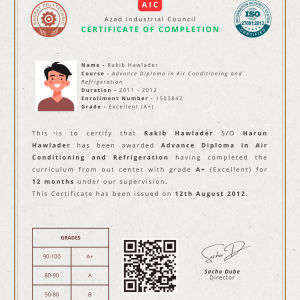 Diploma Certificate & Marksheet Template (PowerPoint) - Image 3